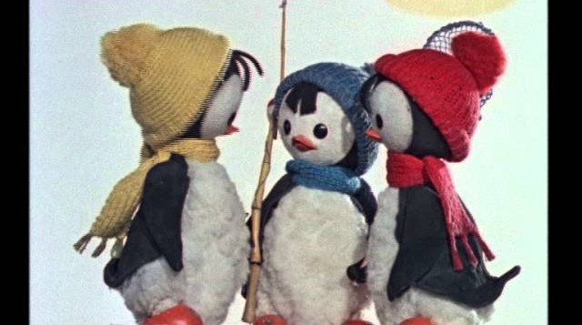 Мультфильм Три пингвина